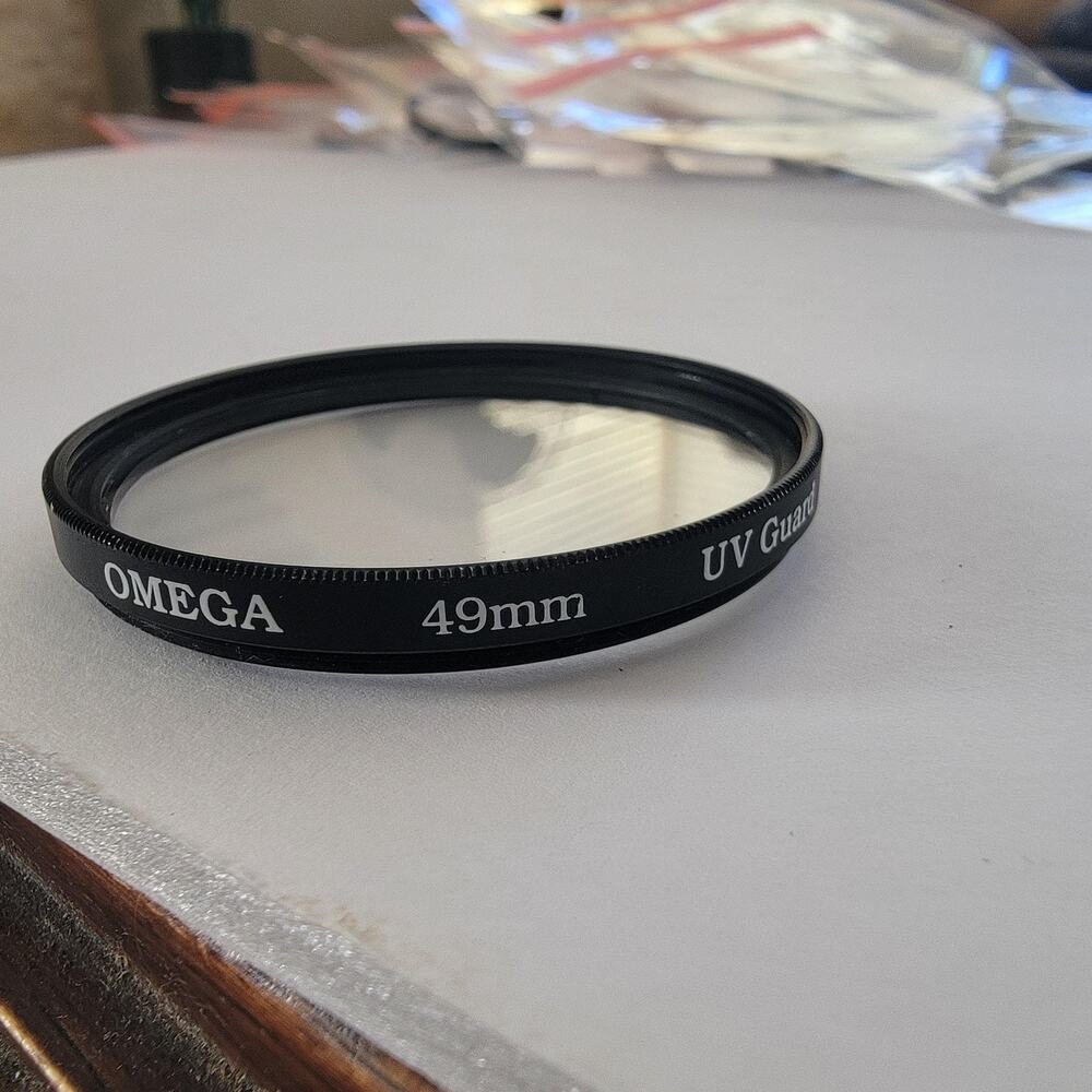OMEGA 49mm UV Guard Lens Filter Black Japan Non-Reflex Camera Protection